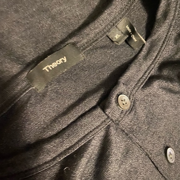 Mens Theory Henley - Picture 3 of 3
